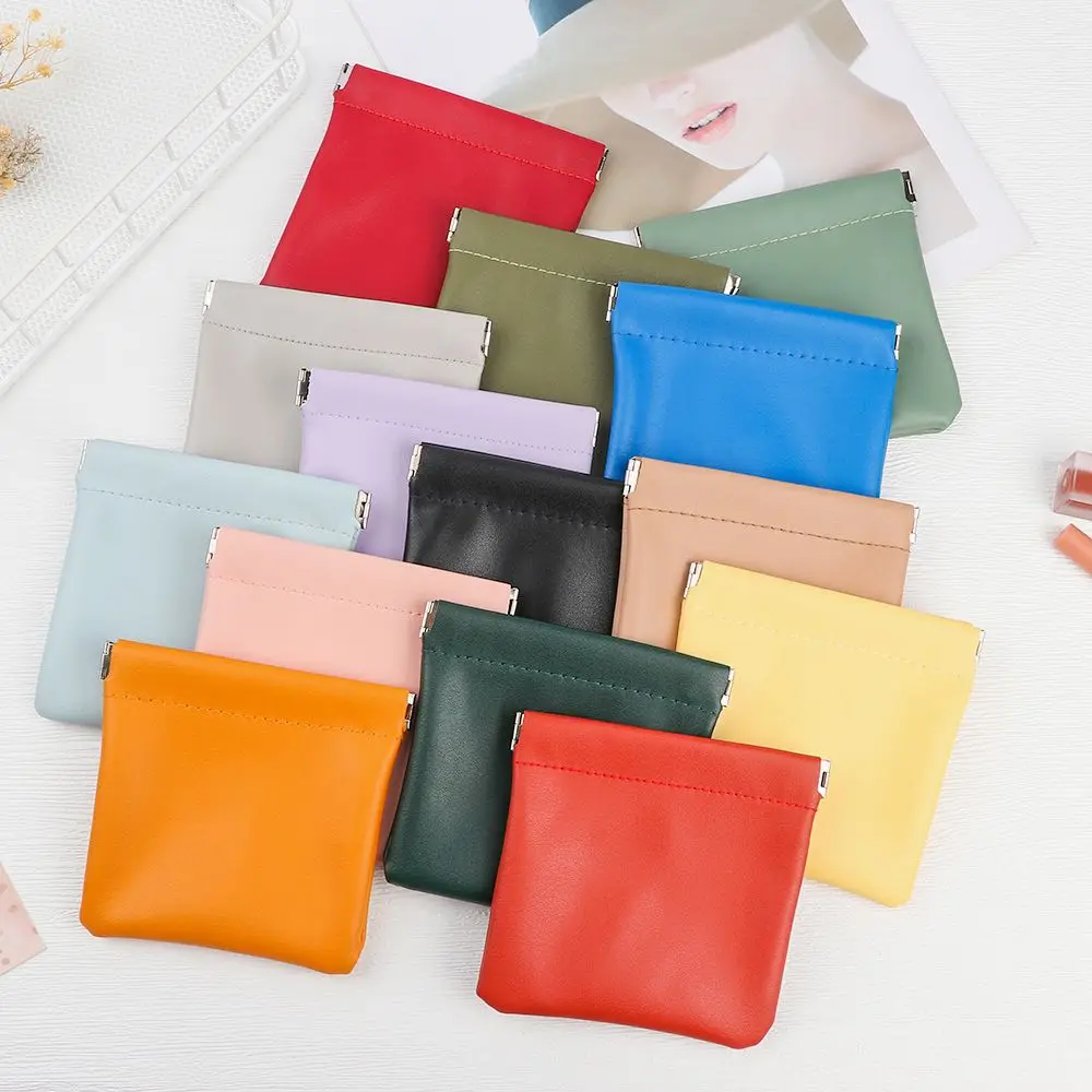 Porte-cartes de crédit à la mode, porte-clés en poudre, portefeuille, sac à main, poche à monnaie, pochette