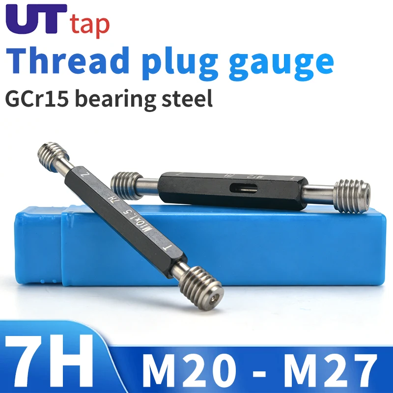 

1 pcs Metric Gauge 7H M20-M27 High precision Thread Plug Gauge Precision Internal Screw Gage X0.5/0.75/1.0/1.25/1.5/2.0/2.5/3.0