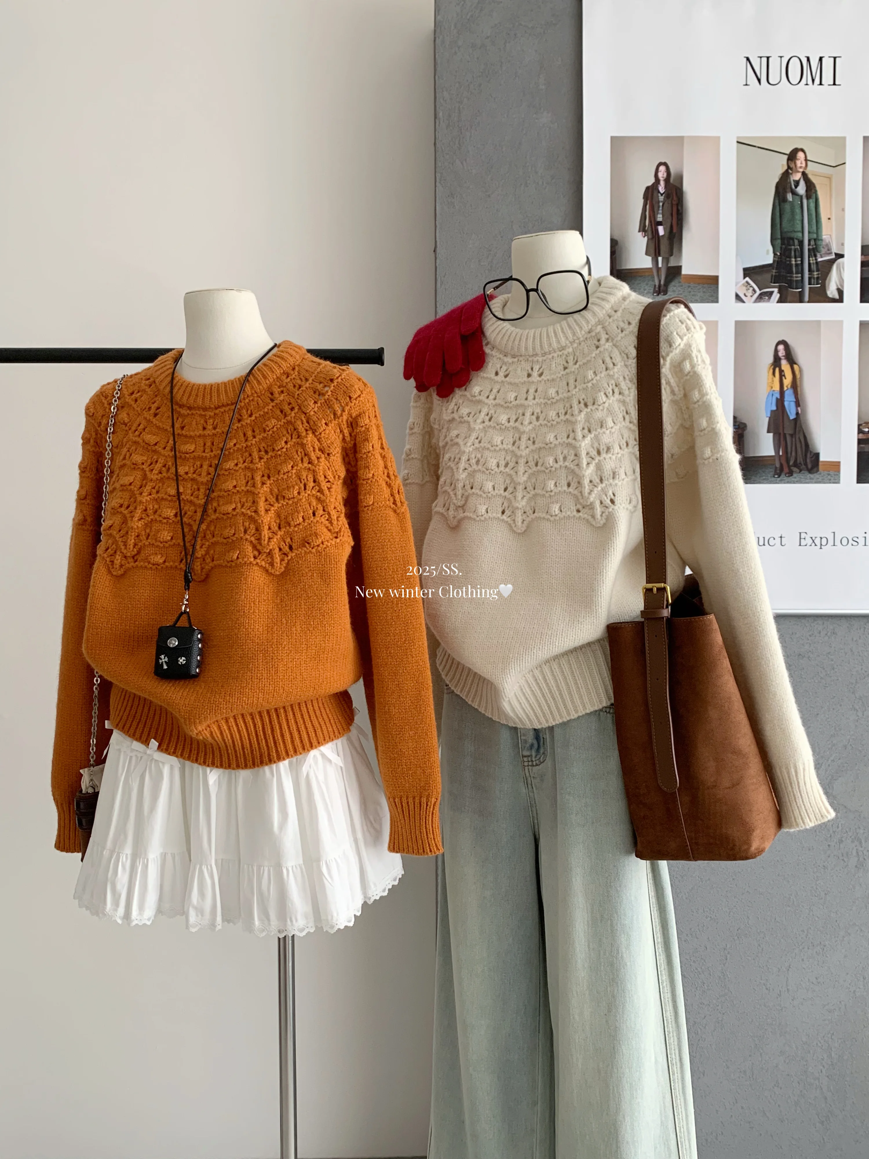 

Women's Autumn Winter Chic O Neck Long Sleeve Loose Sweater Lady Solid Color Pullover Basic Short Jumper Top