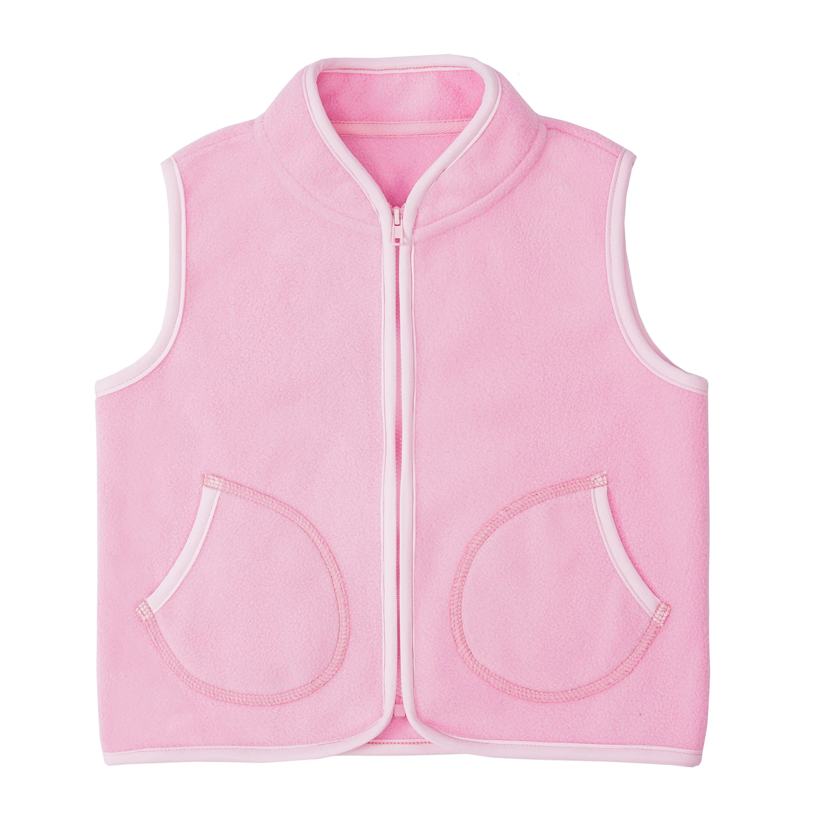 Polar Fleece Sleeveless Pullover Vest Baby Boys Or Grils Sweaters Knitted Vest Kids Toddler Spring Autumn violence Outerwear