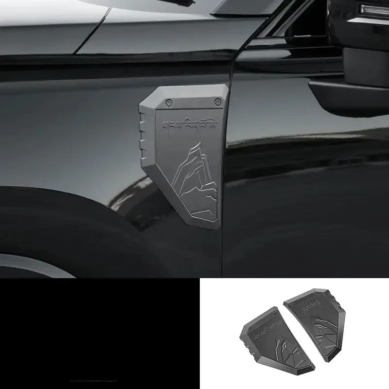

Декоративные наклейки из АБС-пластика для Haval H9 2024 2025 2nd MKII, модифицированная листовая пластина, воздуховыпускное отверстие, аксессуары для внешнего вида автомобиля