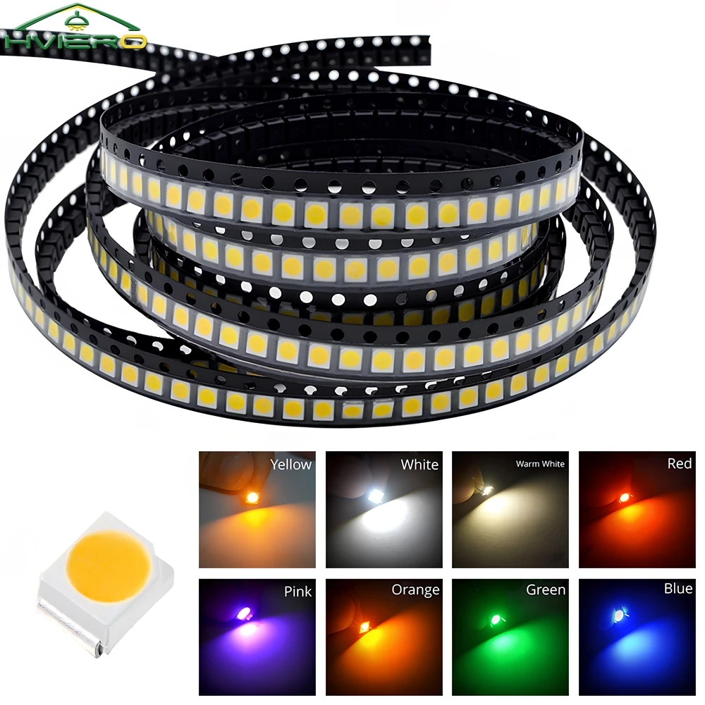 

100X 1210 LED SMD SMT Red White Yellow Led Plcc-2 Ultra Bright DIY Decoration Atmosphere Light-emitting Diodes Lamping Neon Lamp