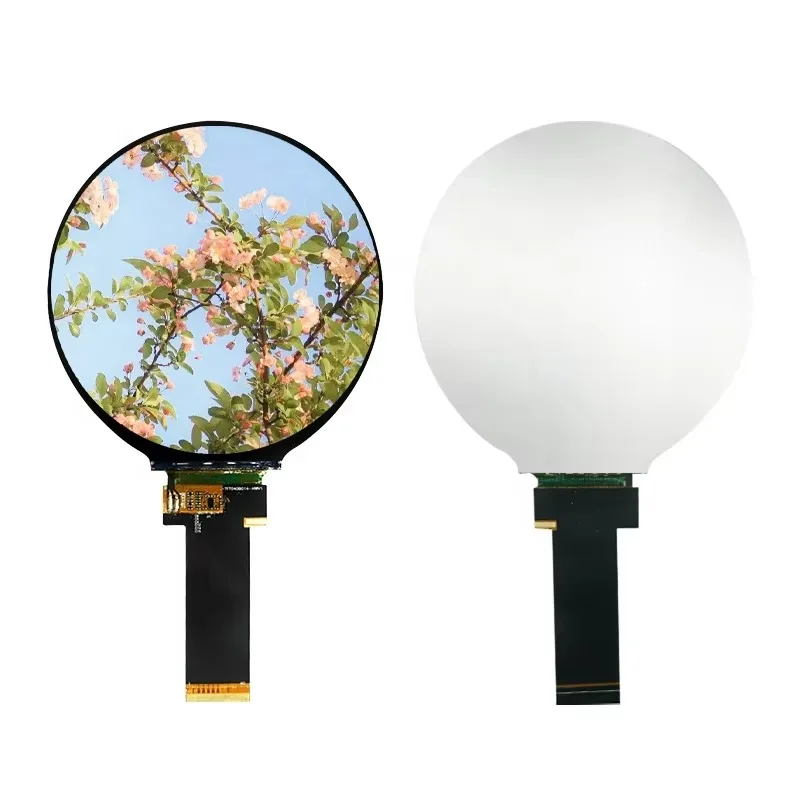 5-Inch, panel custom shape 1080x1080 high-resolution touchscreen brightness control circular display module