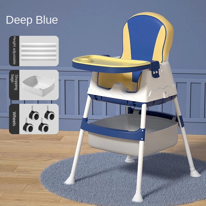 Silla de comedor para bebé LazyChild, silla plegable portátil para comer en casa, silla de aprendizaje para bebé, silla de mesa de comedor