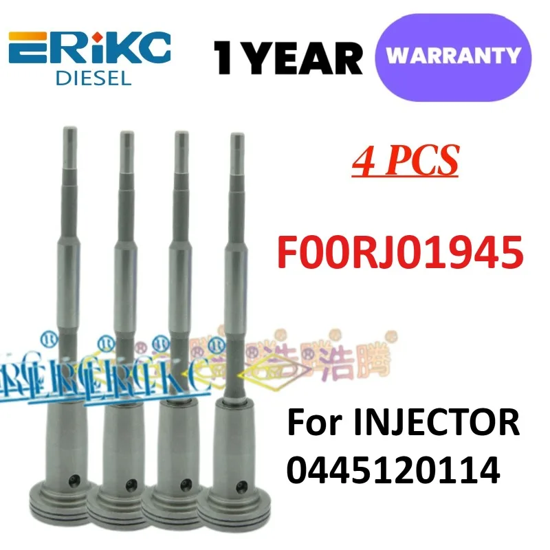 

F 00R J01 945 Diesel Injector Valve Assy F00RJ01945 Fuel Engine Nozzle Control Valves FooRJ01945 for INJECTOR 0445120114