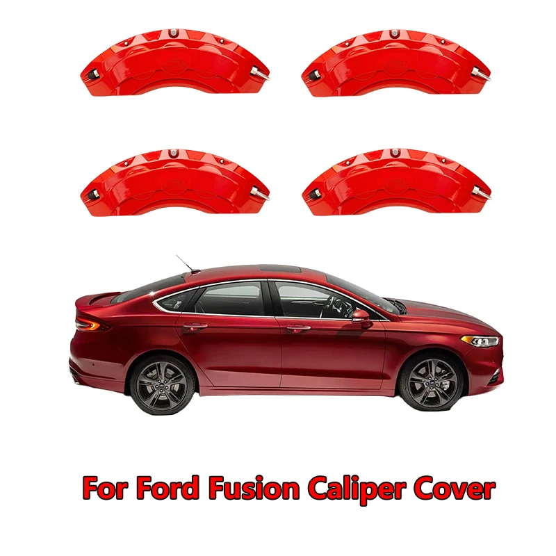 

For Ford Fusion Brake Caliper Cover Fit S SE SEL Plus Sport Hybrid Sedan 4-Door 2.3L 2.5L 3.0L 2006-2020