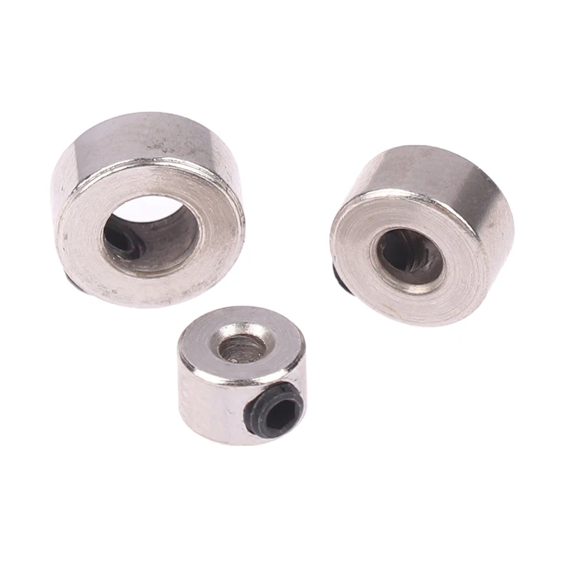 10PCS Wheel Collar Locker Shaft Axle Steel Bushing Landing Gear Stopper Inner Dia 2.1/3.1/4.1/5.1MM For RC Airplane Replacement