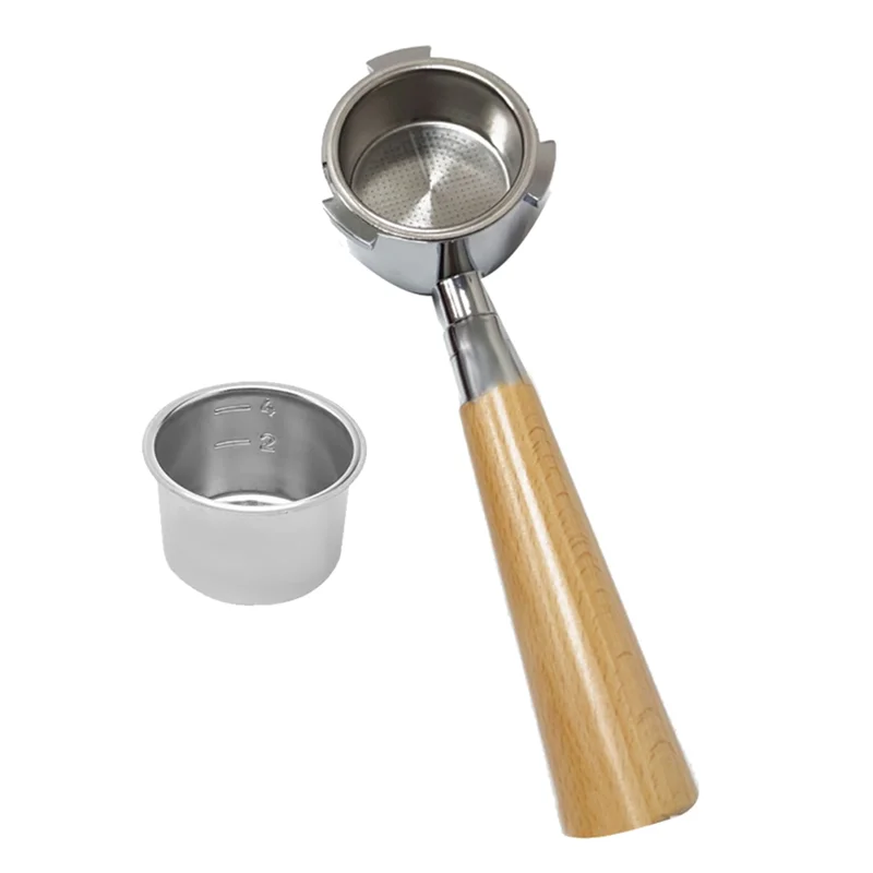 فلتر القهوة AF93-51 مم 3 أذنين لماكينة القهوة Delonghi Dedica EC680/685 تتضمن وعاء مسحوق 51 مم لأربعة أشخاص