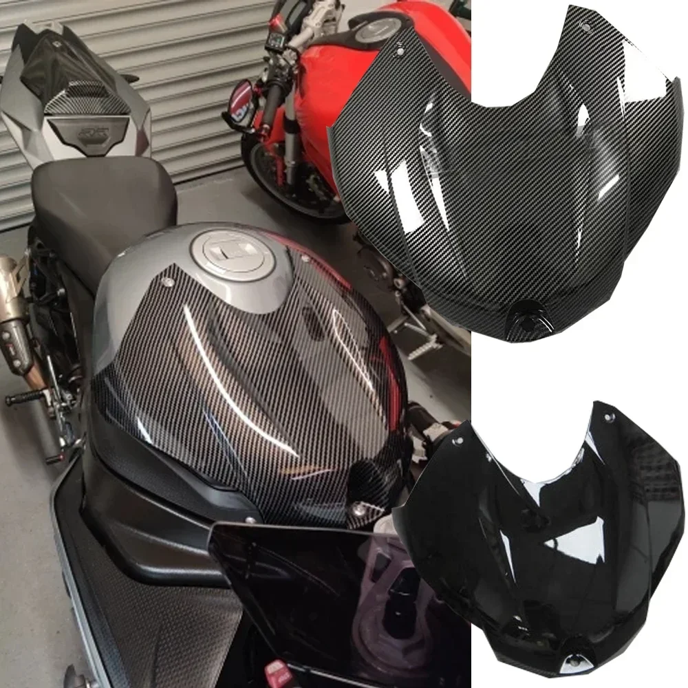 

For BMW S 1000 RR 2015 2016 2017 2018 S1000RR Fuel Tank Fairing Cover Cowl Panel Protector Guard Motor Parts Carbon Fiber Black