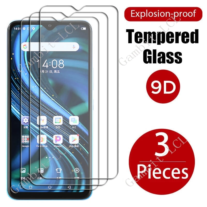 3PCS For Itel A04 A05s A60 A60S A70 P40 Power 55 5G P55 S23 4G A49 A58 Pro Vision 3 Plus 5 Screen Protector Tempered Glass Film