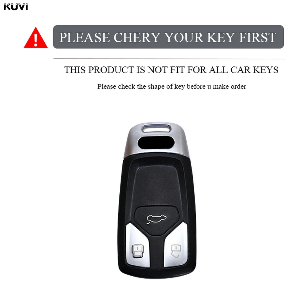 10pcs/lot TPU Car Remote Key Case Cover Shell For Audi A4 B9 A5 A6 8S 8W Q5 Q7 4M S4 S5 S7 TT TTS TFSI RS Keychain Fob Keyless