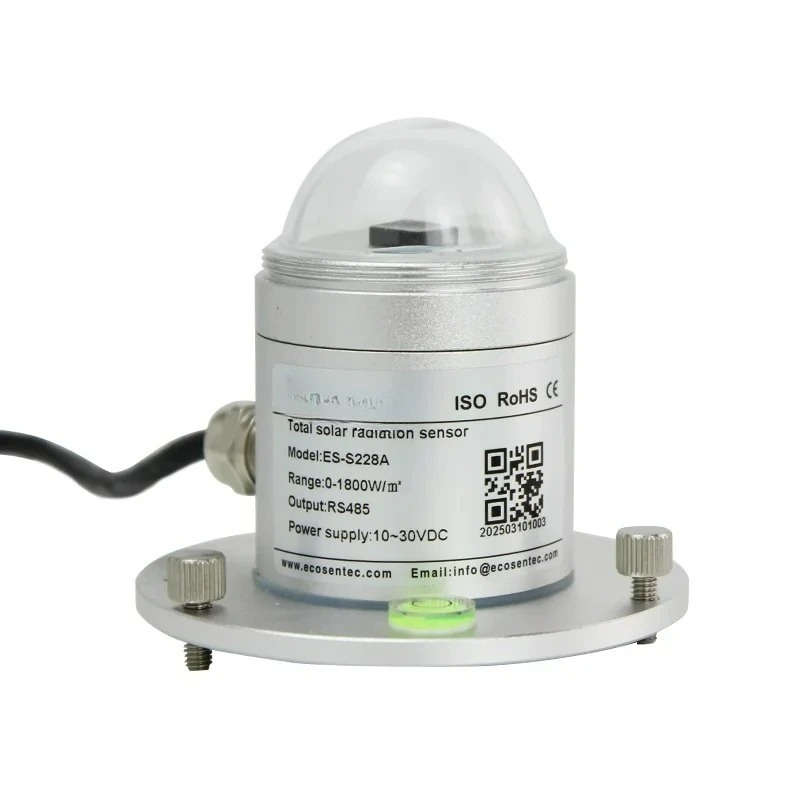 جهاز قياس الإشعاع الشمسي RS485 Modbus يكتشف مستشعر مقياس البيرانومتر الاقتصادي للزراعة