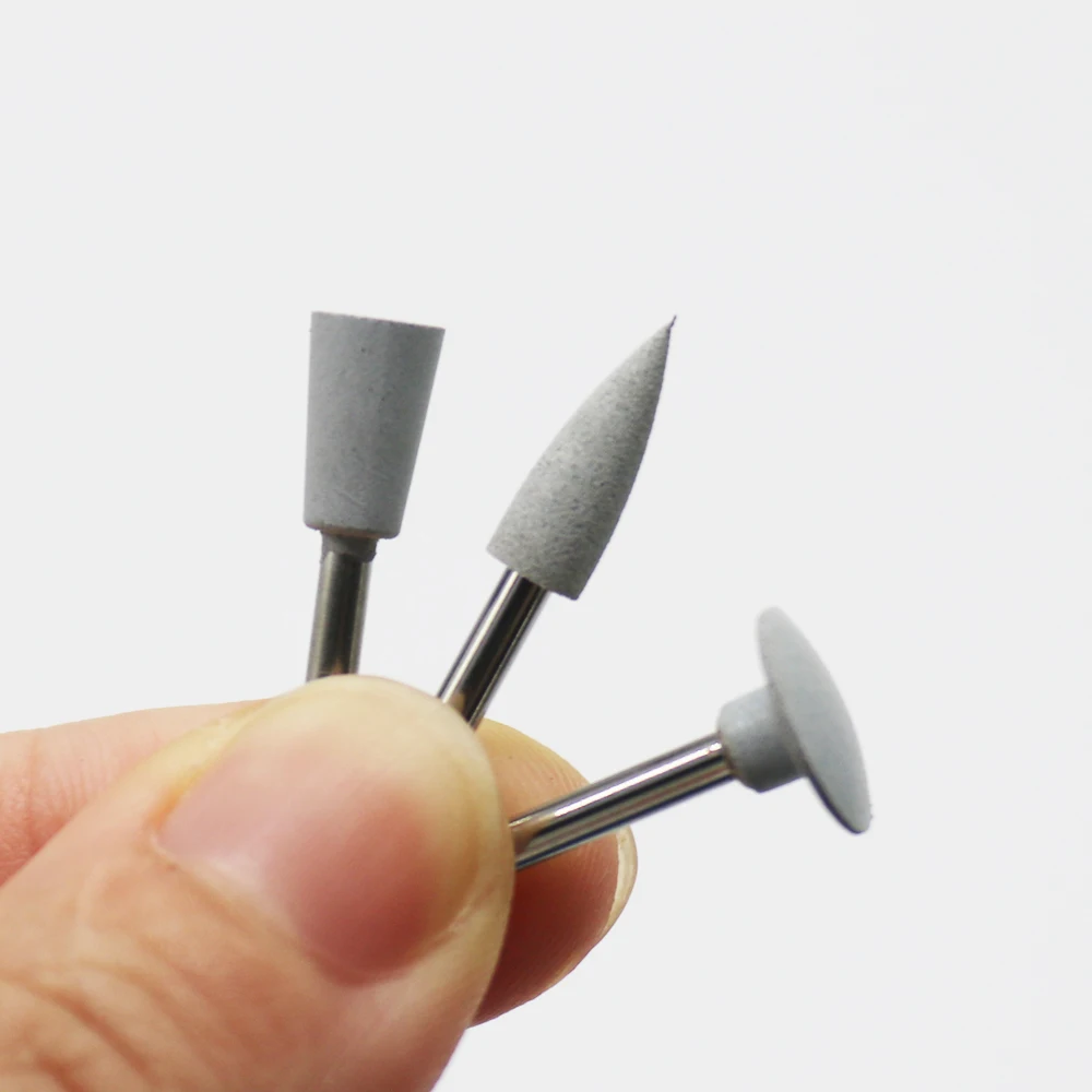 

12 шт., стоматологические силиконовые шлифовальные головки, полировщик зубов для низкоскоростного углового полировки, стоматологический инструмент