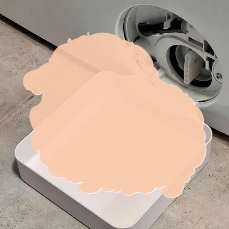 Washing Machine Drainage Tray 3D Printed Drip Funnel Anti-Leak Design Cleans Lint Filters for Home Laundry Room