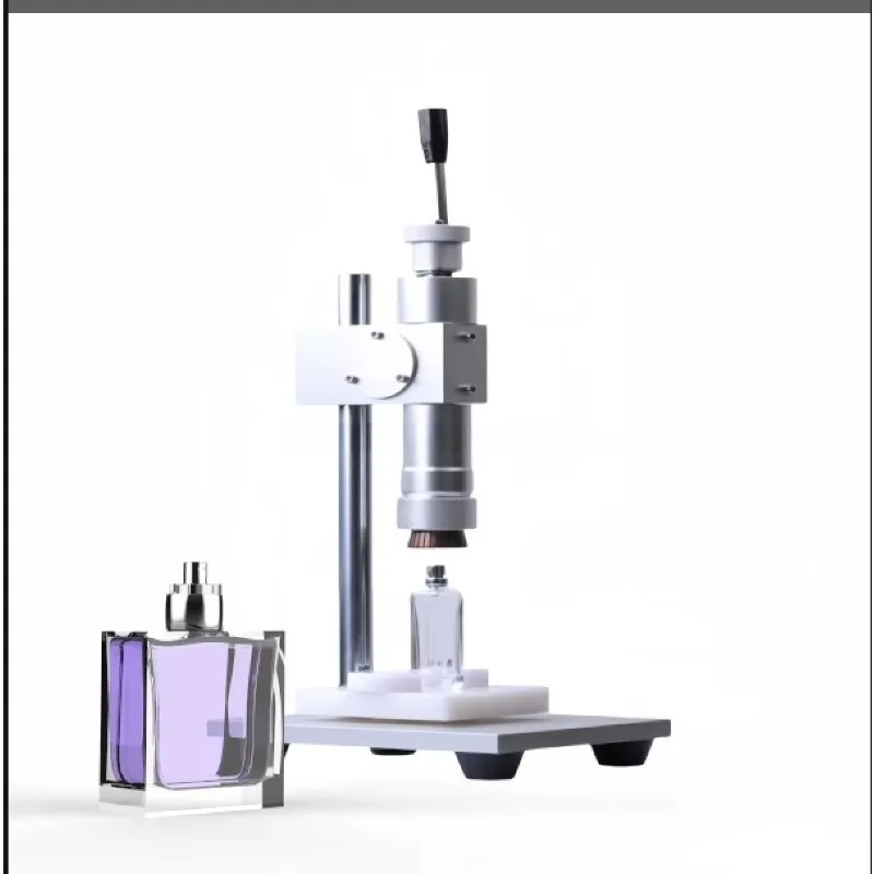 Perfume bottle crimper manual machine for vials and atomizer bottles