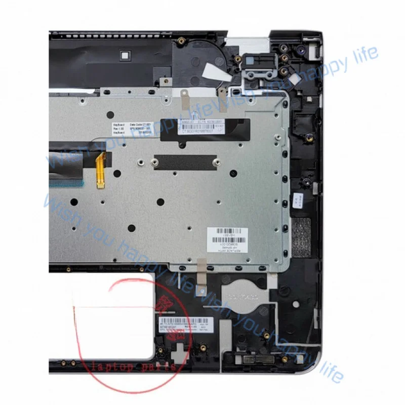 L... For HP ENVY 13-AB TPN-I127 Upper Palmrest Cover Keyboard Backlit 909620-001