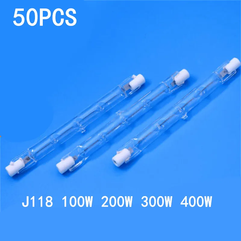 5/10/20/50PCS R7S J118 100W 200W 300W 400W High Power Corn Lamp Replace Halogen Light LED Glass Tube COB Light Bulb
