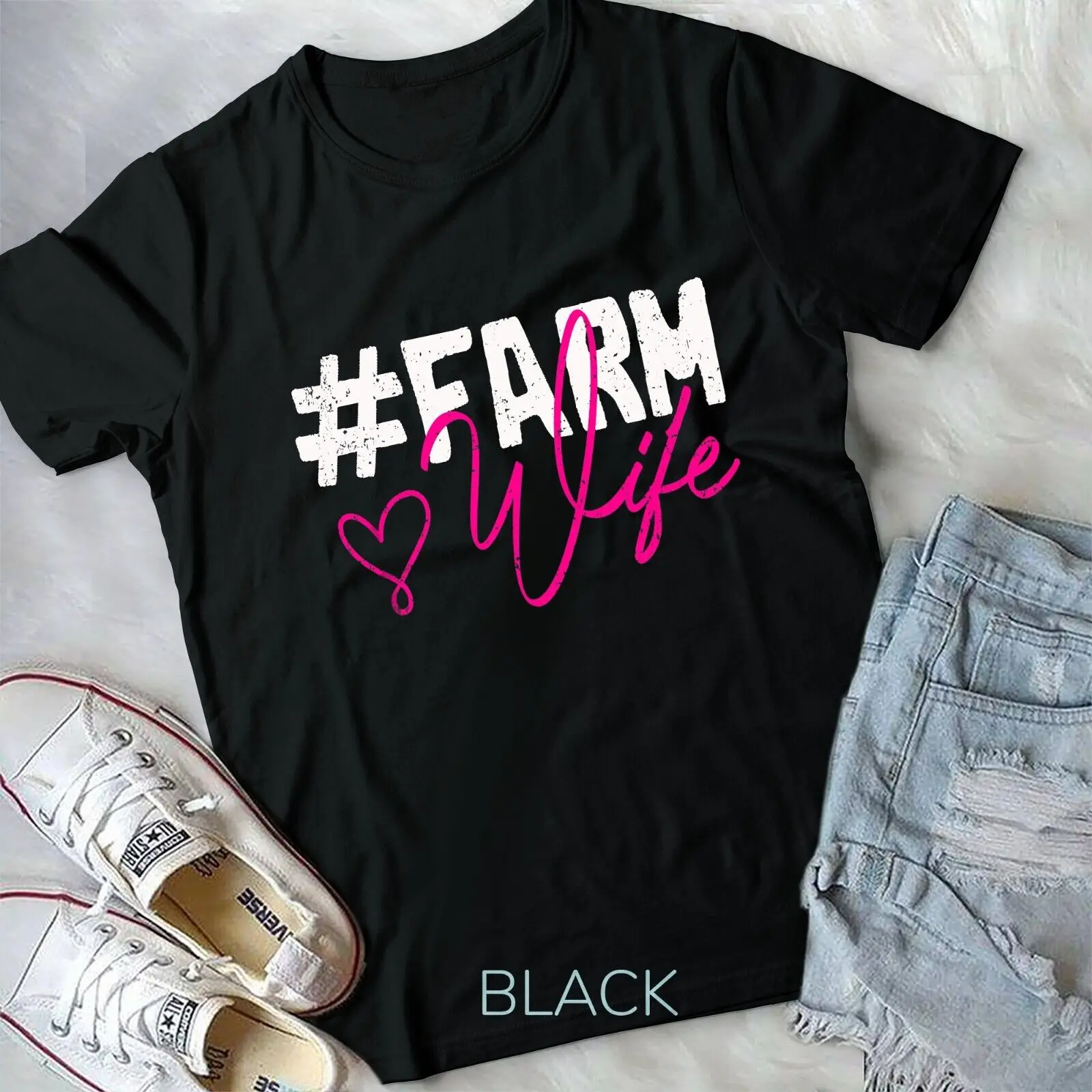 

Farmers Wife Women Gift Farming Farmer T-Shirt Unisex T-shirt