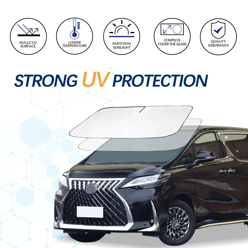 

Car Windshield Sun Shade For Lexus LM Sunshade Summer Visor Protector Foldable Blocks UV Rays Protection Accessorie