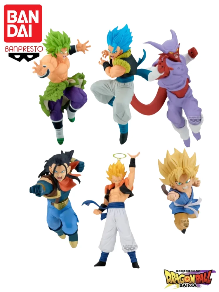 Bandai Banpresto Dragon Ball Son Goku Gogeta, modèle Original, jouets, figurine d'action, Statue de Garage, ornements à collectionner, en Stock