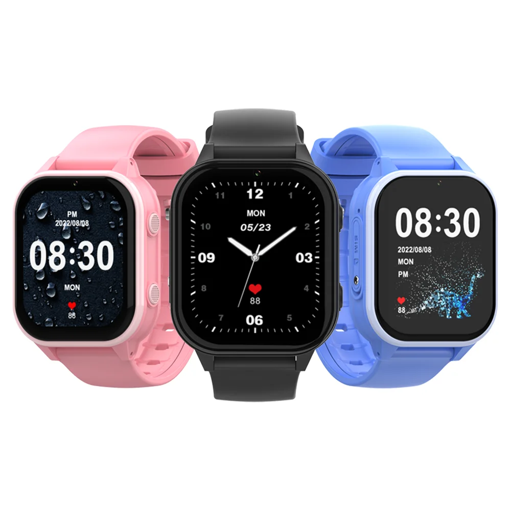TJXLWonlex Big Screen KT19 Waterproof Wifi Smart Phone Watch Dual Camera Video Call Gps Smart Watch VS KT18