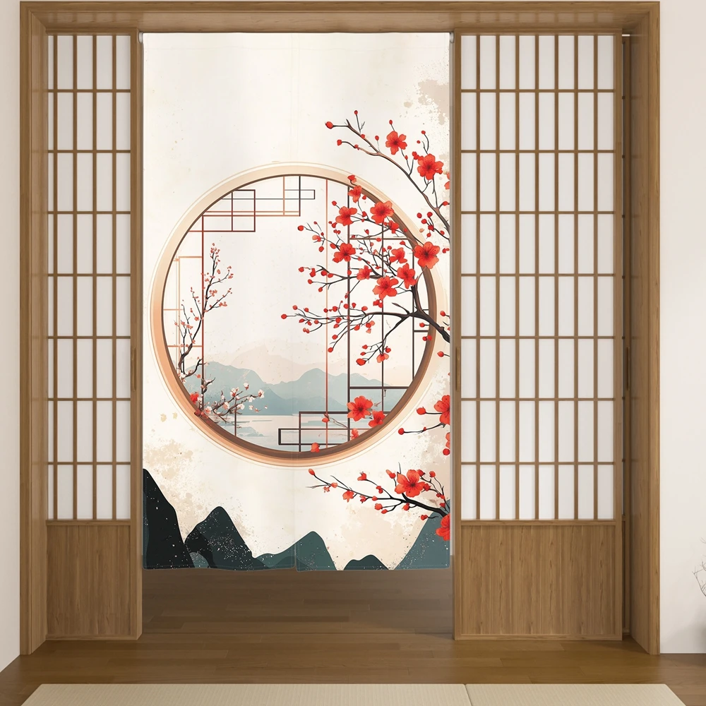ستارة الباب اليابانية أزهار ال - مراجعة Interior Design Zen Style وسعره