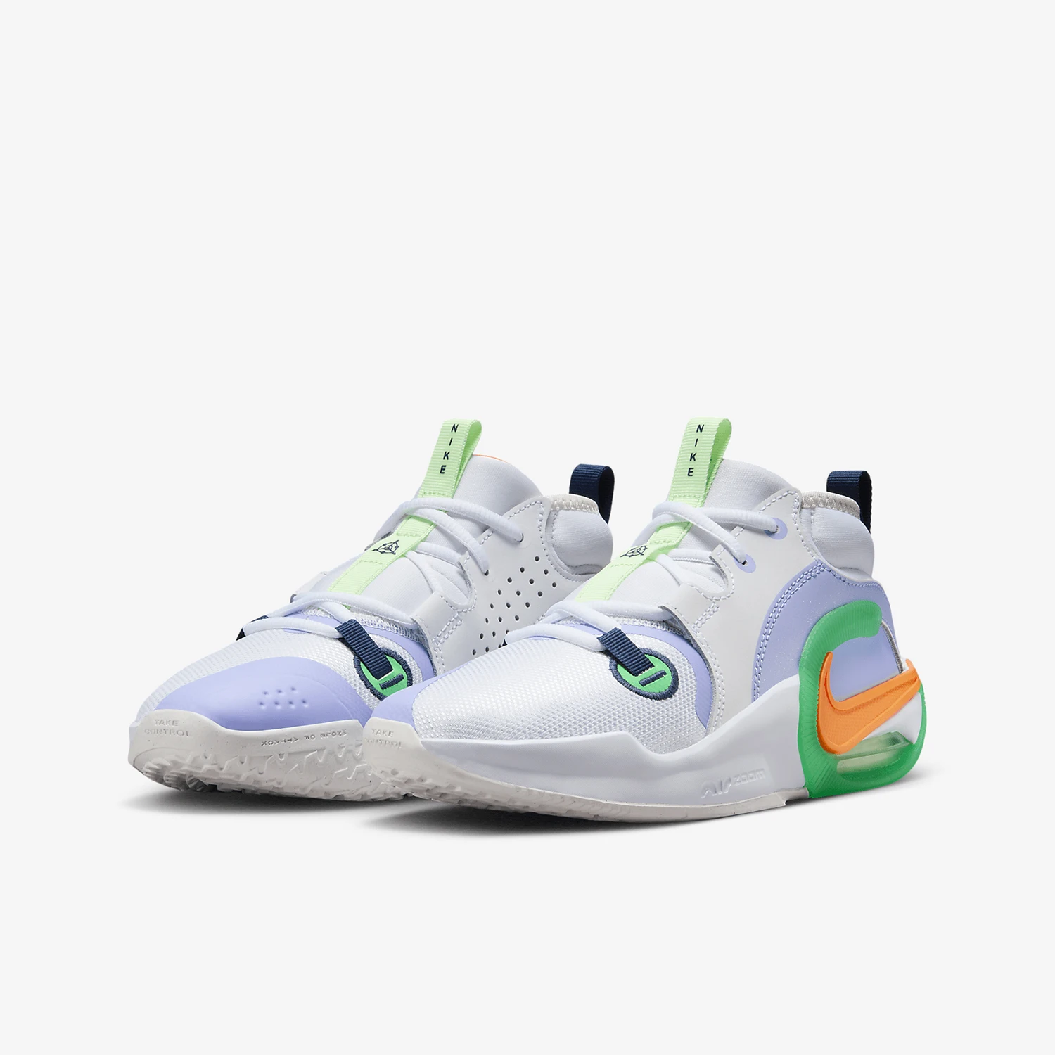 

Nike Authentic New Kids Cushioned Mid-top Basketball Shoes FB2689-101