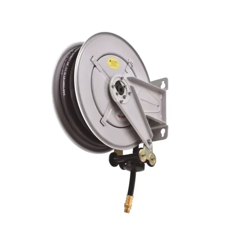 Automatic 10-20m Retractable Wall-Mounted Air Hose Reel Garden Tools 3/8\