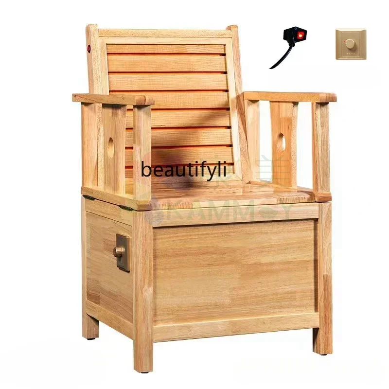 cc182R Graphene moxibustion chair Fuyang sitting moxibustion instrument fumigation heating physiotherapy leisure mahjong recline