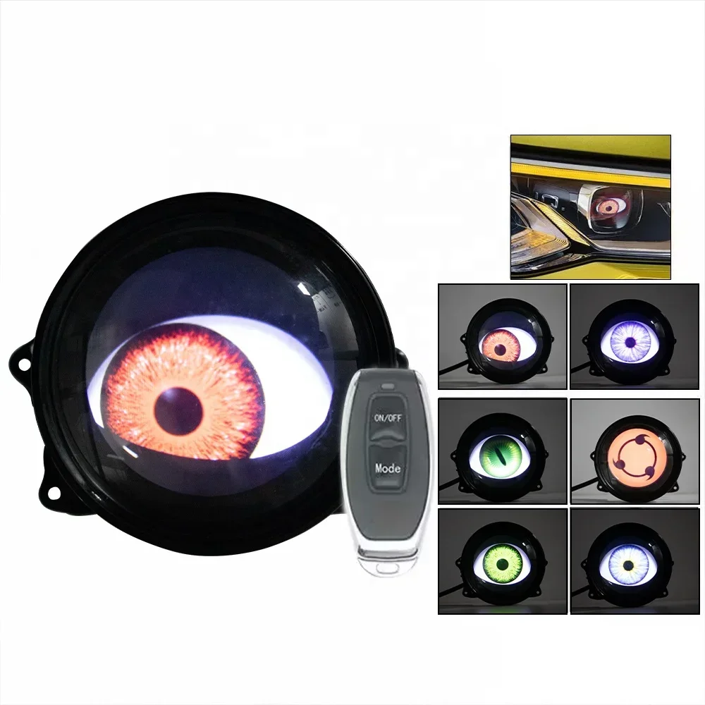 

Xenplus New Arrival 3 inch 10W LED Devil Eyes Headlights 4 6 Style Demon Eye Car Lighting System 12V Other Car Light Accessories