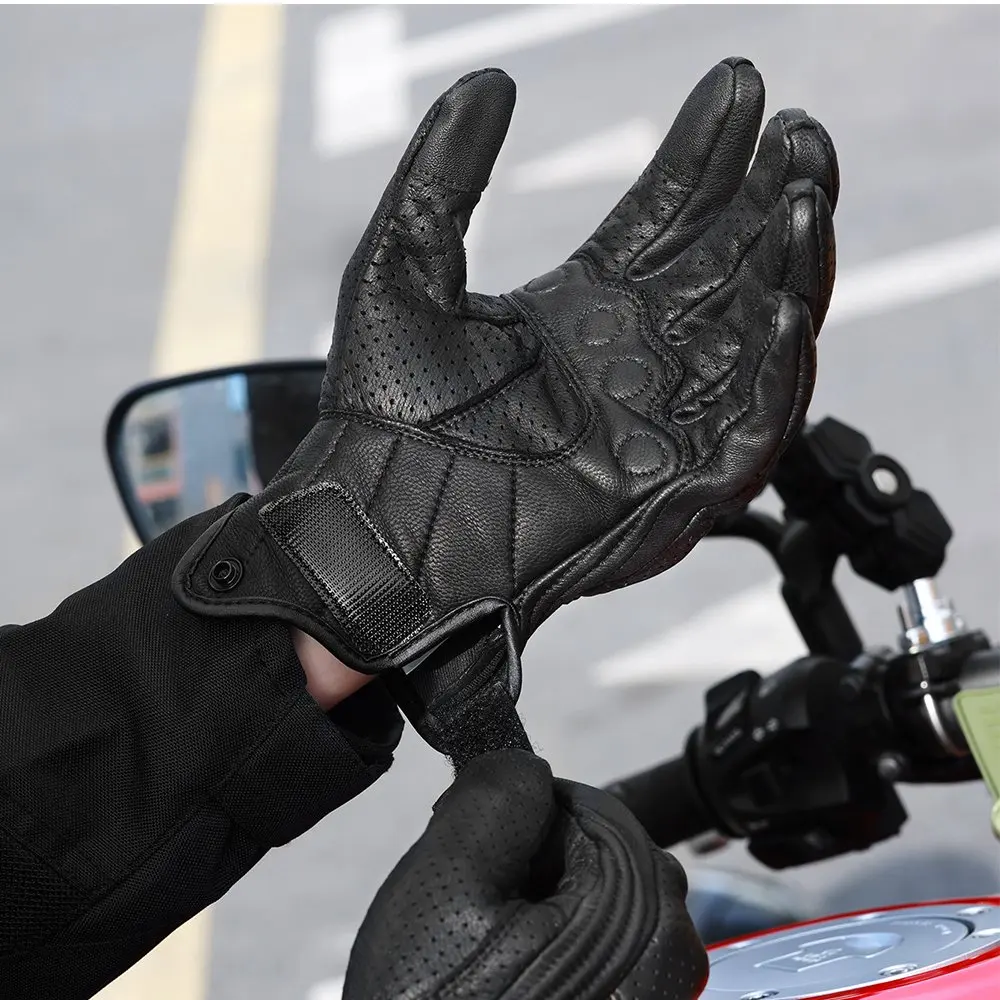 

Motorcycle Gloves Men Women Moto Leather Cycling Glove Motorbike ATV Motor S-2XL Bicycle Protection Four Seasons Riding Gloves