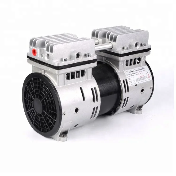 500w 67L/min mute quiet oil free ac 220v small piston high pressure membrane pump diaphragm air micro compressor pump