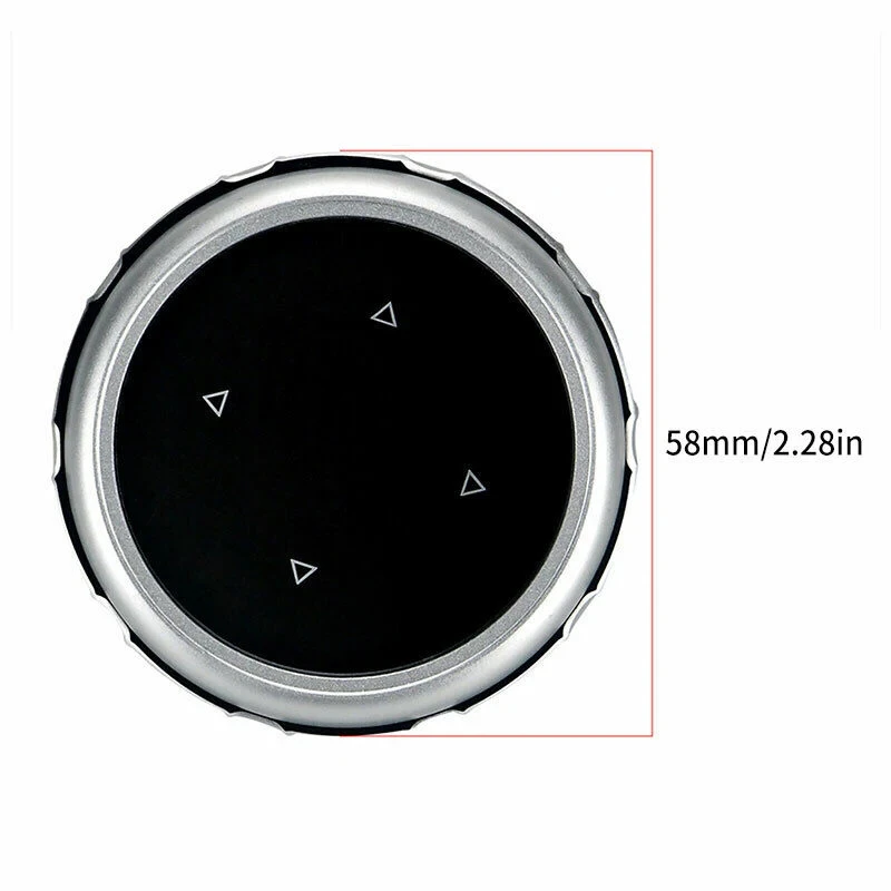 Car Multimedia Big Knob Covers Button Trim Control For BMW F10 F20 F30 IDrive Stickers