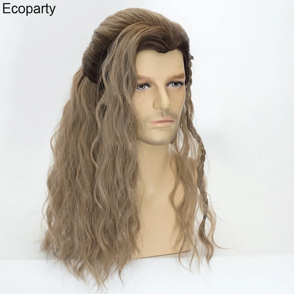 Thor4 Wigs Love and Thunder Shenwei Thor Wig Sol Halloween Thor Dyeing Synthetic Micro curls Hair Carnival Halloween Party Props