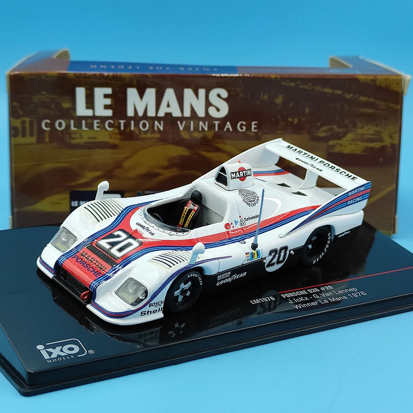 Diecast IXO 1:43 Scale 936 #20 Winner Le Mans 1976 Alloy Car Model