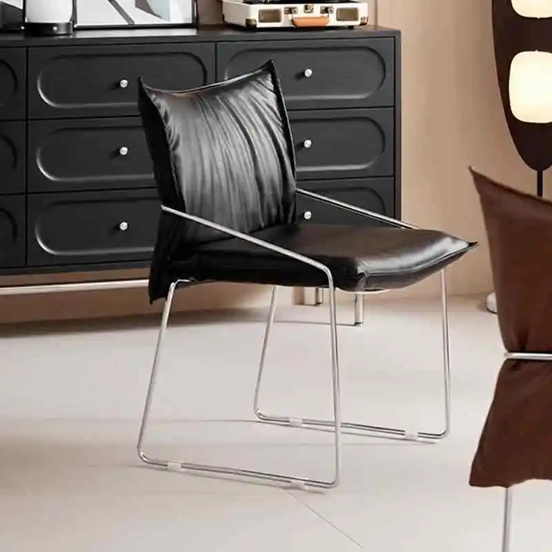 

Italian medieval dining chair Nordic cafe dining table minimalist high sense designer Internet celebrity single