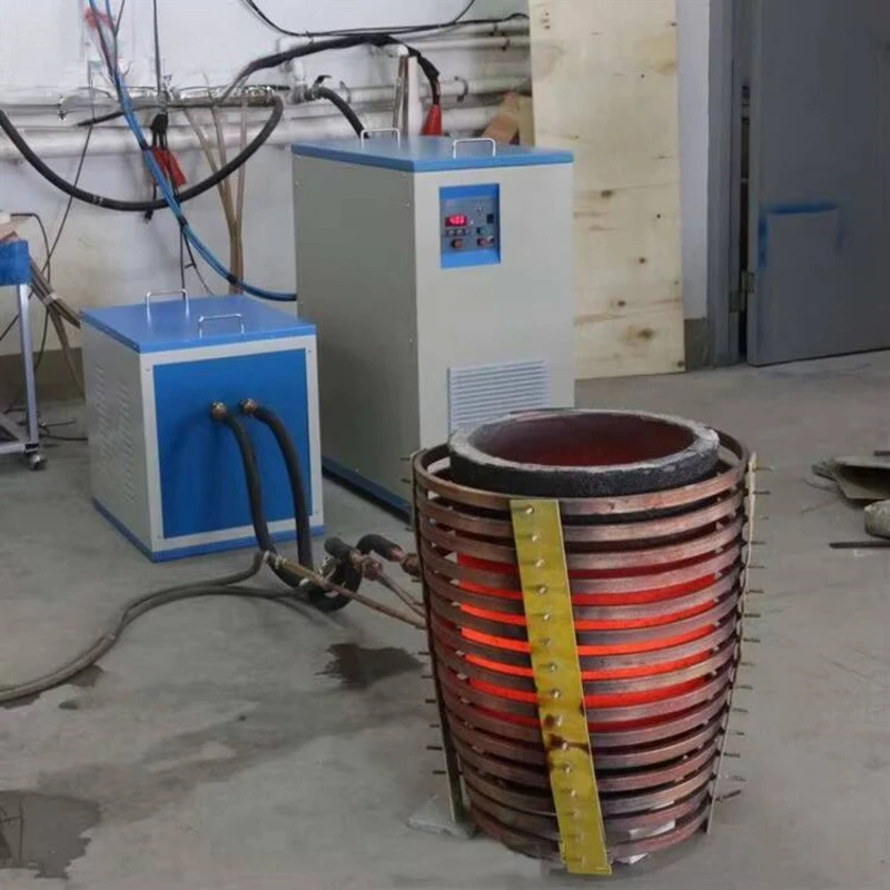 

100KG Gold Silver Melting Furnace Induction Smelter 70Kw
