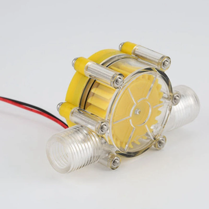 2 Pcs 10W Water Flow Pump Mini Hydro Generator Turbine Flow Hydraulic Conversion, 12V & 80V