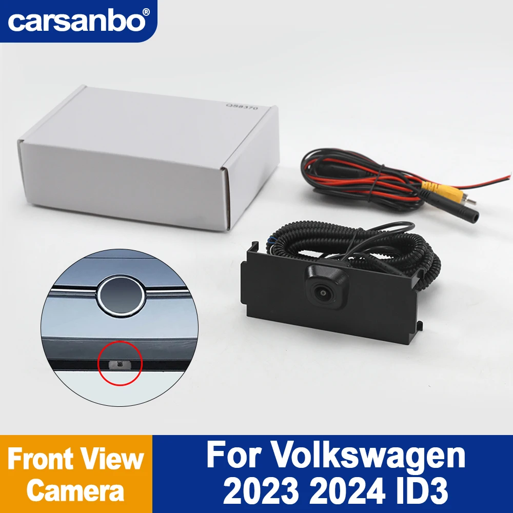 

Carsanbo For Volkswagen 2023 2024 ID3 Front View Camera Car Night Vision Waterproof Fisheye Vehicle OEM Front Camera