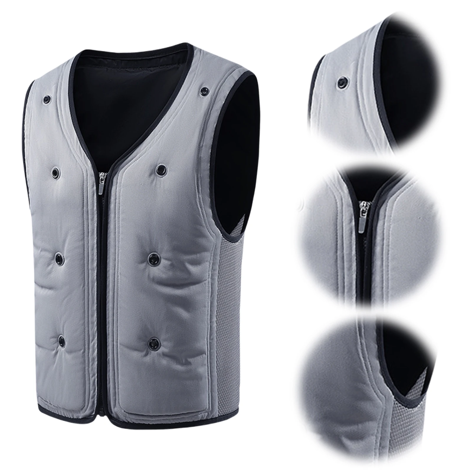 Water Injection Cooling Vests Reusable Outdoor Heat Relief Work Vest Evaporative Ice Pack Jacket for Construction Site Workers