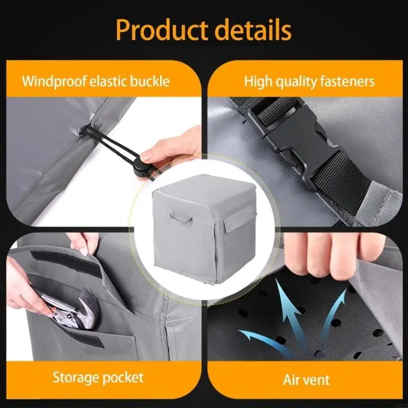 Portable Sturdy Waterproof Generator Cover for Most Inverters Generators N2UD