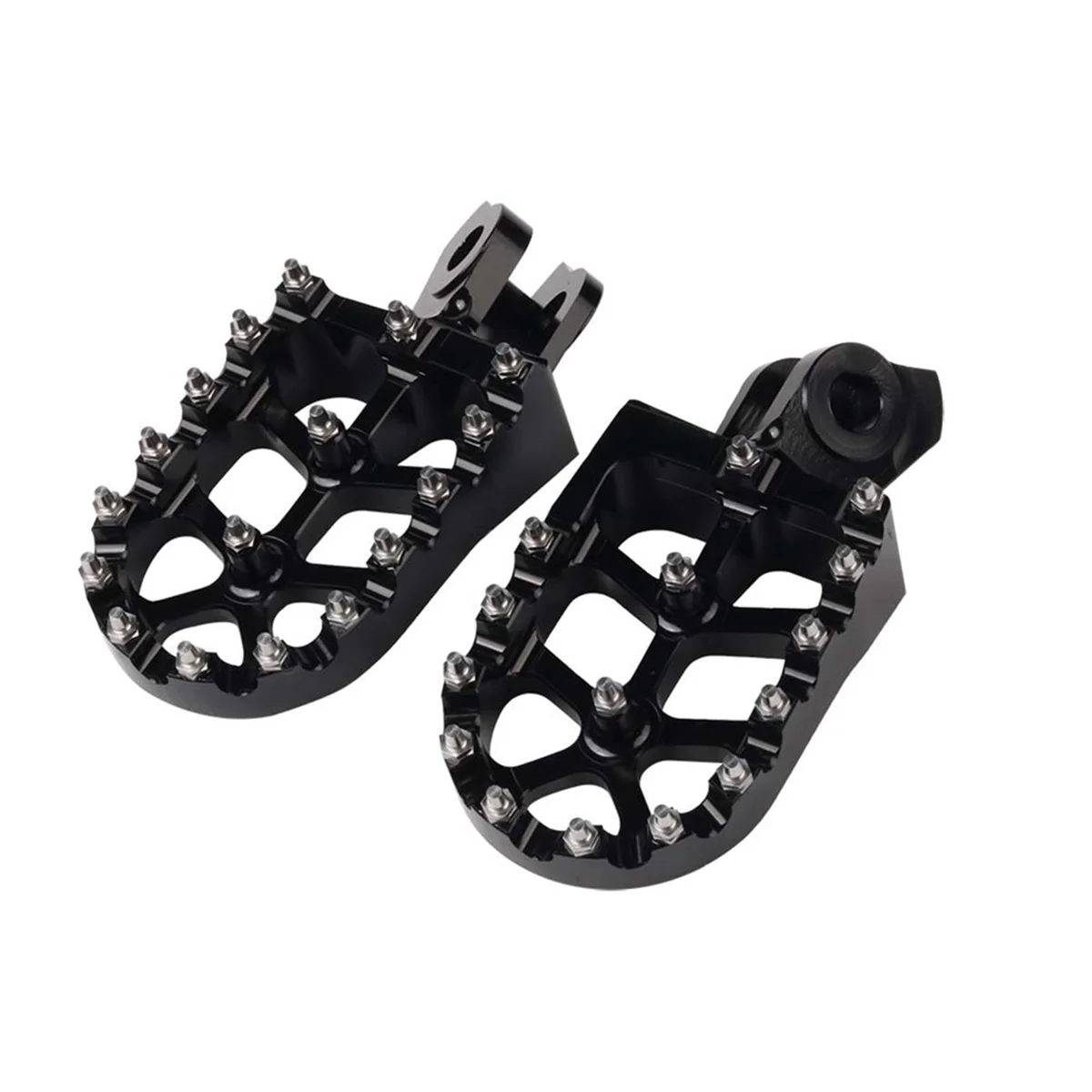 Footrest Footpeg Foot Pegs Rests Pedal for XT 660 Z R 660Z 660R XT660 XT660Z XT660R Accessories(Black)