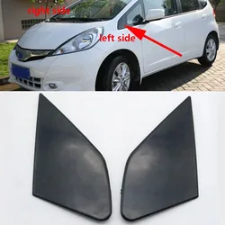 Car Exterior Front Door Side Garnish Cover Panel Window Glass Plate Trim Cap For Honda Fit Hatchback 2009 2010 2011 2012 2013