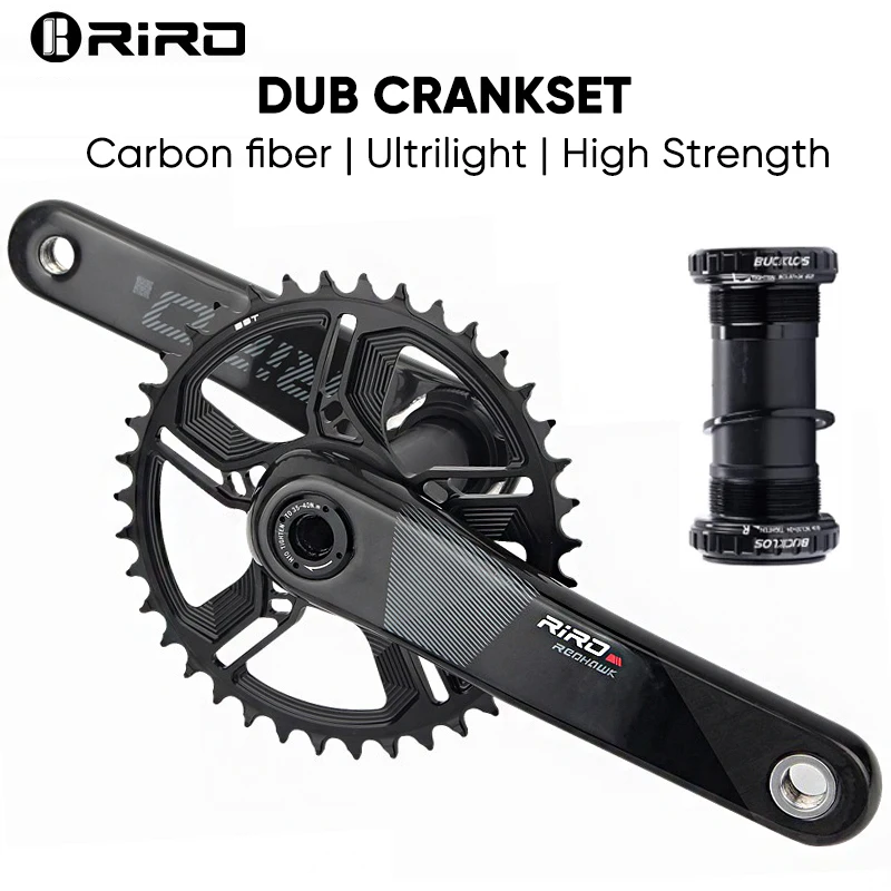 

MTB DUB Crankset Carbon 12S For GXP Mountain Bike Crankset Ultrilight Direct Mount Crank Arm 170mm Chainring Bike Crankset Part