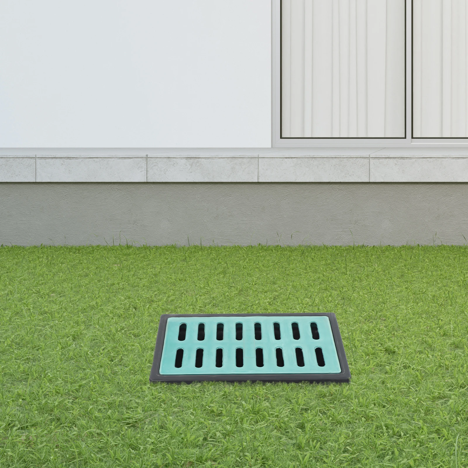 

Composite Resin Large Catch Basin, Catch Basin with Grate, Catch Basin for Yard, Downspout, Lawn