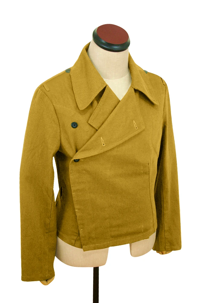 GUTE-004สงครามโลกครั้งที่สองเยอรมัน DAK Tropical Afrikakorps Luftwaffe ทราย Panzer Wrap Jacket Type I