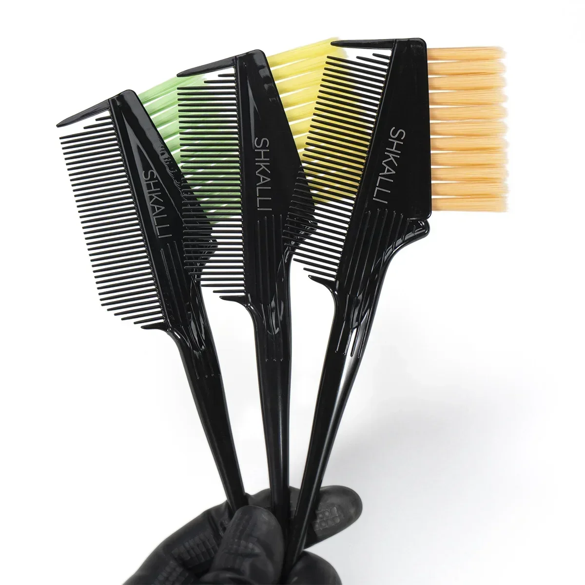 1Pc Hair Dye Brush Stylish Soft Bristles Professional Salon Hair Dye Tool Hair Coloring Brush DIY Salon Barber Brush Accessories