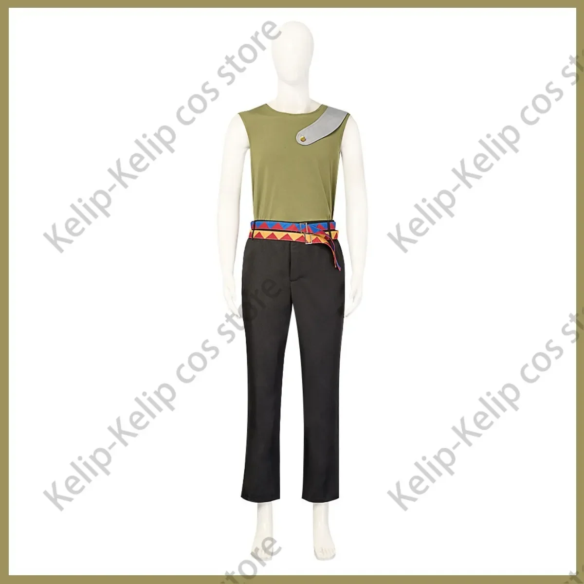 أزياء أنيمي جوجو الغريبة للمغامرة حجر المحيط كوجو جوتارو أزياء تنكرية ستار بلاتينيوم معطف أسود شعر مستعار موحد بدلة الهالوين للرجال