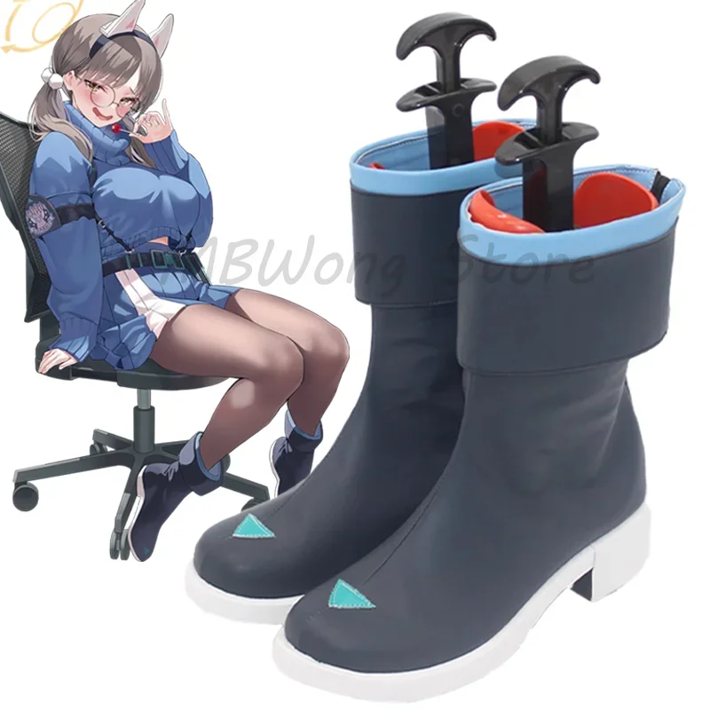 

Game Blue Archive Kazekura Moe Cosplay Shoes Boots Anime Role Play Halloween Carnival Christmas Party Outfit Props Custom Made