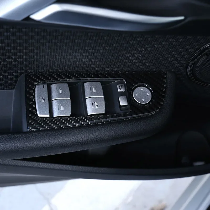 

For BMW 1 3 4 5 Series F20 F22 F30 F35 F10 Aluminum Alloy Car Window Lift Decoration Button Cover Trim Sticker Car Accessories